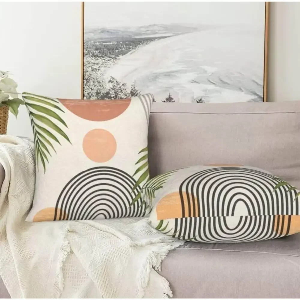New: boho pillow covers; decorative SHAMS, bohemian, earthy, neutral 24x24‎
